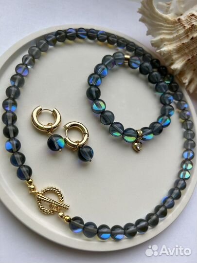 Набор украшений,чокер,браслет,серьги