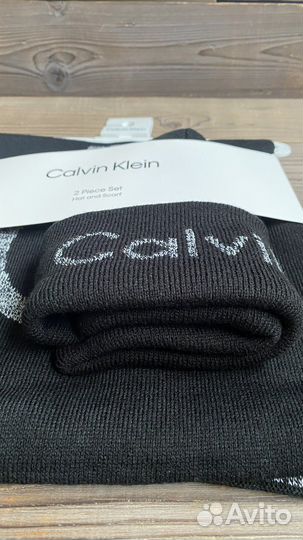 Новые мужские шапка шарф Calvin Klein оригинал
