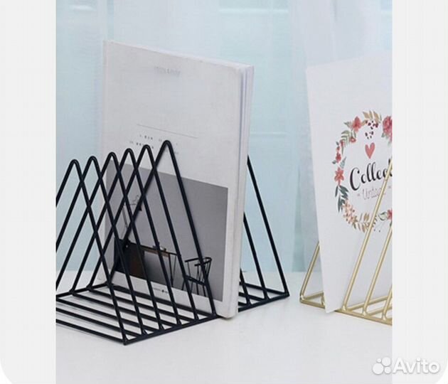 Подставка для книг, виниловых пластинок