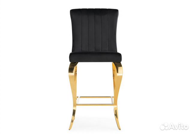 Барный стул Joan black - gold