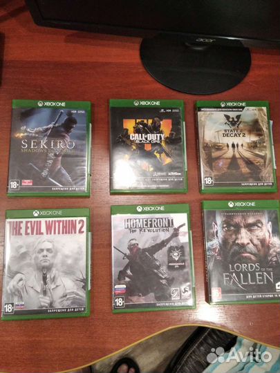 Продаю 6 игр на Xbox Ones