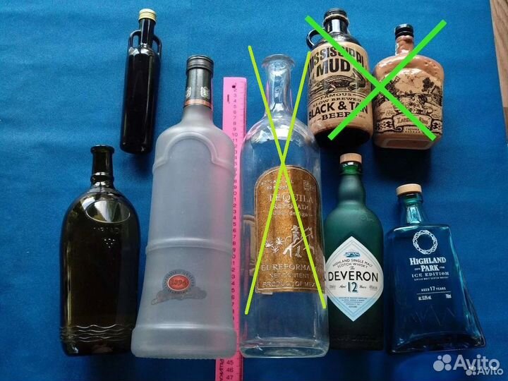 Бутылки в коллекцию, интерьер