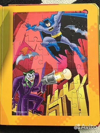 Книга пазл Бэтмен DC