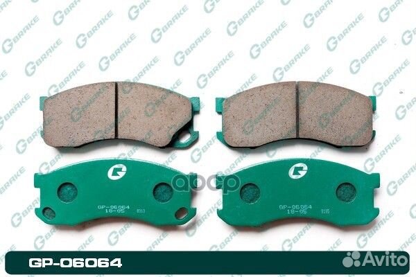 Колодки тормозные GP06064 gbrake