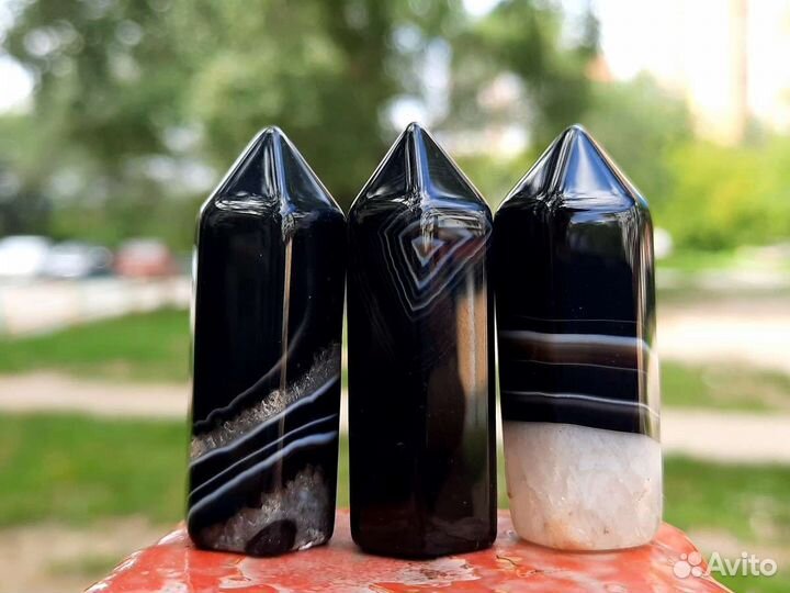 Черный Агат Камень Кристалл Генератор