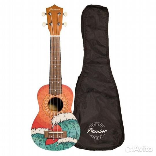 Укулеле Bamboo BU-21 Orange Wave