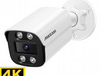 92872 Камера видеонаблюдения asecam 8мп 4K белая