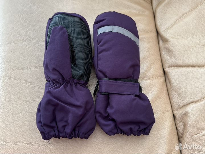 Варежки детские непромокаемые 5-6 лет
