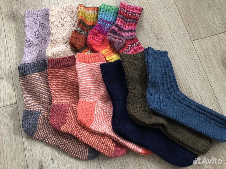 Носки вязаные