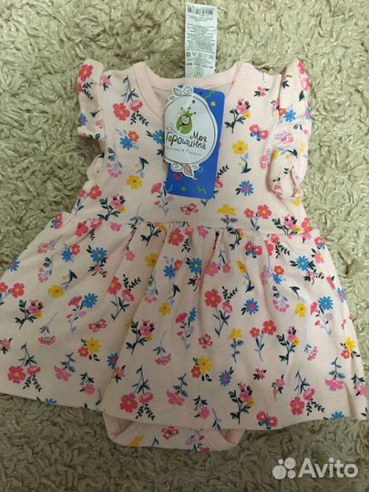 Платье боди для девочки