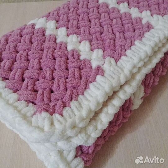 Плед детский плюшевый