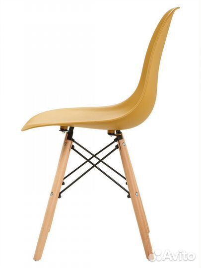 Стул в стиле eames DSW, светло- коричневый, 2 шт