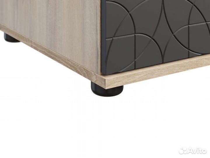 Тумба прикроватная Монблан-1 Lunge Grafit