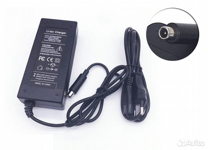 Блок питания для Xiaomi Mijia M365 42V 2.0A 8mm