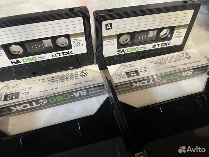 Кассеты tdk sa-x,sa,ad sa-c90