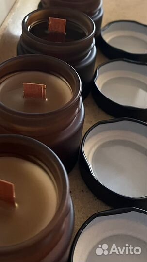 Свечи ручной работы из соевого воска