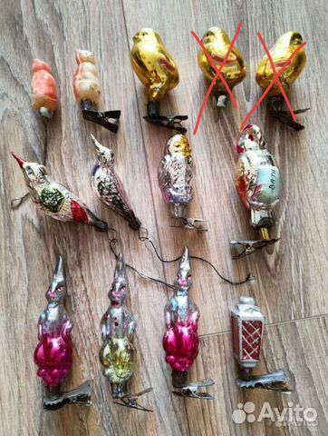 Елочные игрушки СССР