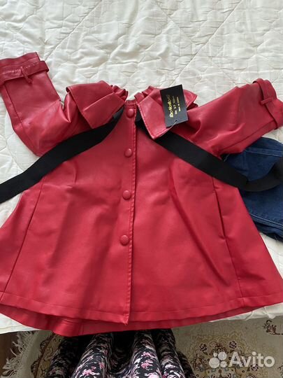Плащ для девочки новый