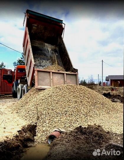 Щебень средний