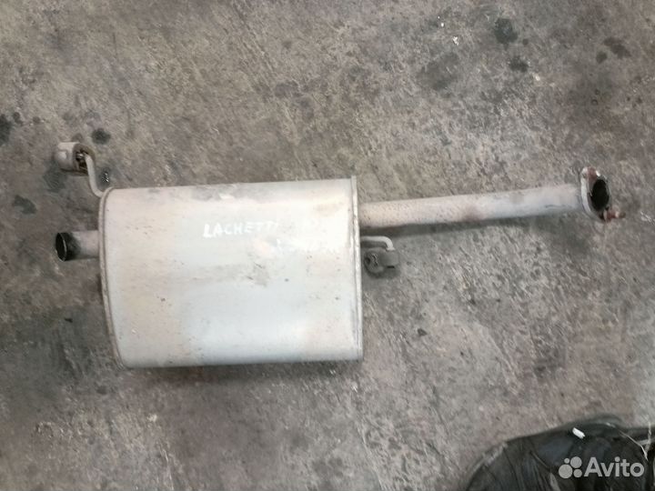 Chevrolet lachetti 10г. Глушитель хэтчбек