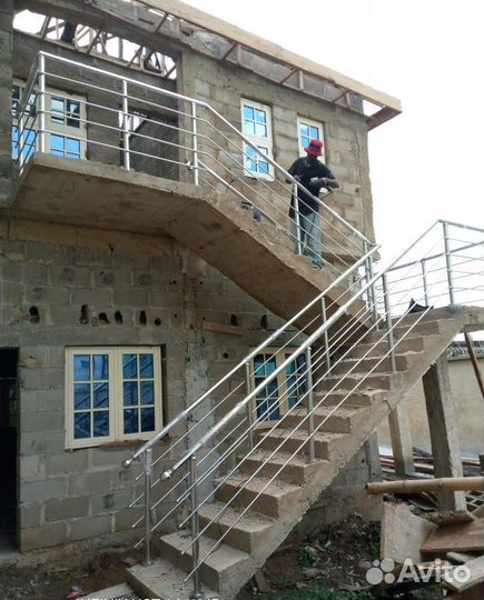 Перила из нержавеющей стали