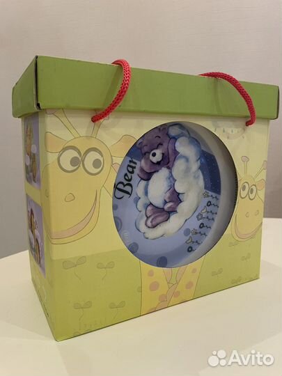 Набор детской керамической посуды новый