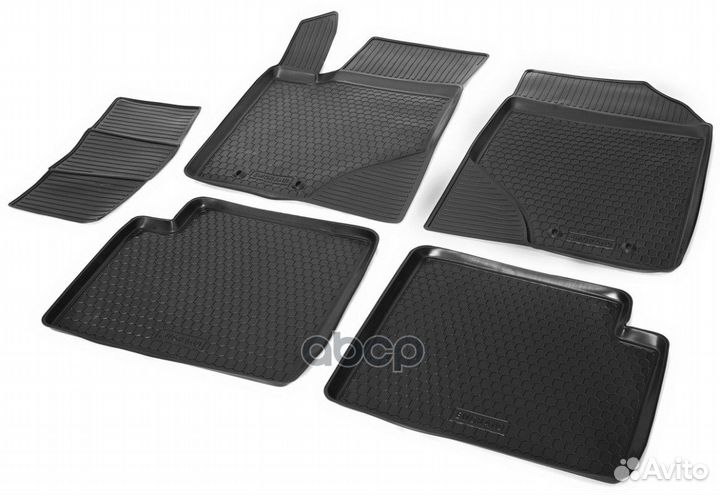 11901001 коврики салонаполиуретан 5 шт. без кр