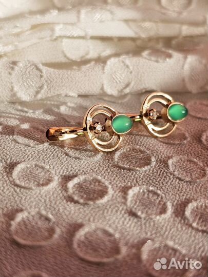 Золотые серьги 583 СССР