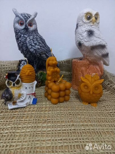 Свечи восковые ручной работы