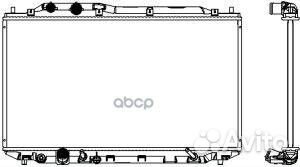 Радиатор системы охлаждения honda civic 1.8 200