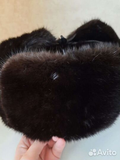 Норковая шапка мужская