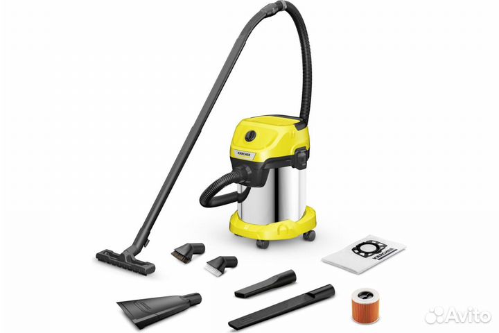 Хозяйственный пылесос Karcher WD 3 S V-17/6/20 Car