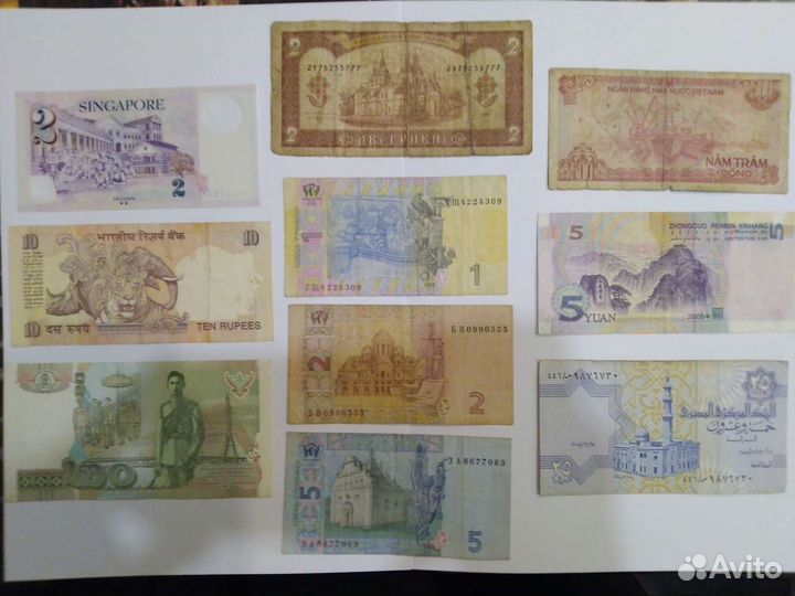 Банкноты разных стран