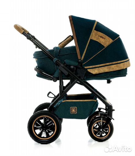 Детская коляска Moon lusso jeans, 2 в 1