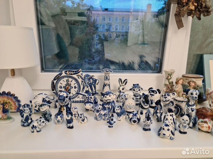 Фарфоровые статуэтки Гжель