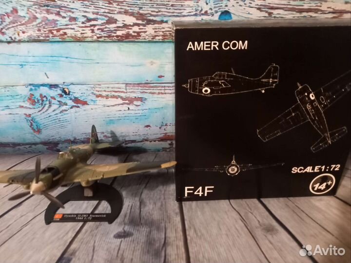 Модели самолётов в масштабе 1/100 и 1/72