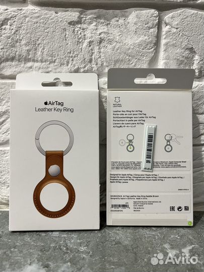 Кожаный брелок Apple AirTag. Новый. Оригинал