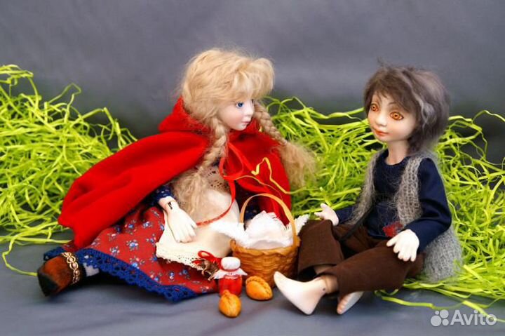Шарнирные авторские куклы BJD Красная Шапочка