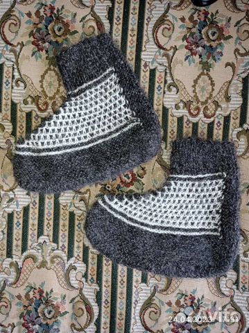 Носки и варежки вязаные пуховые