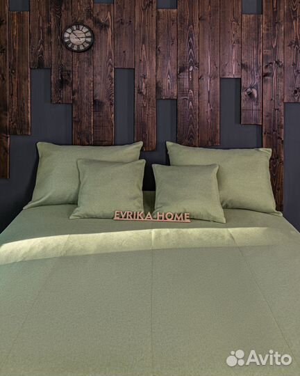 Покрывало Орфей лайм новое плед на кровать