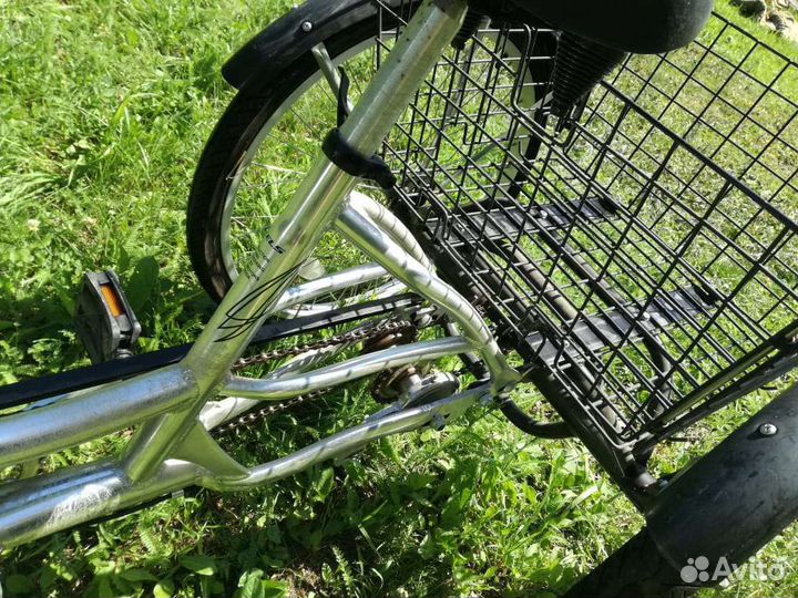 Велосипед stels взрослый трёхколёсный