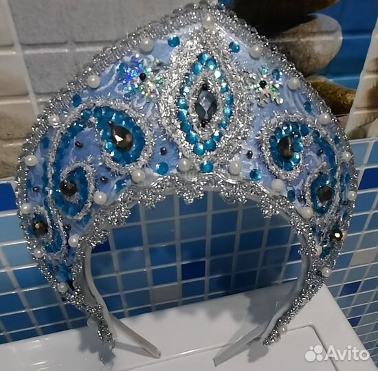 Кокошник для снегурочки