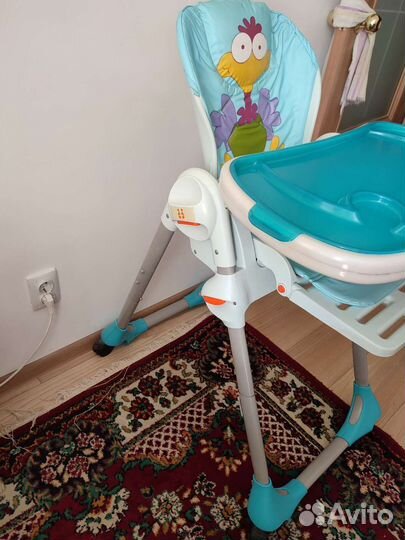 Стульчик для кормления chicco polly