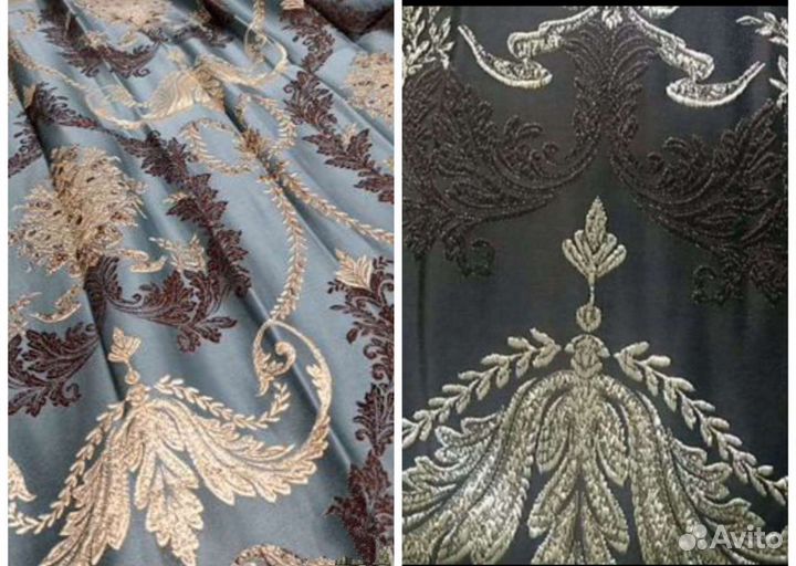 Портьеры блекаут плотные готовые шторы на ленте