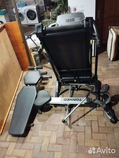 Беговая дорожка скамья для пресса гребной тренажёр