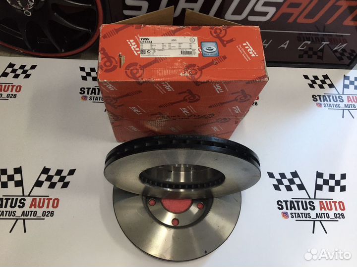 Торм. Диск перед. TRW Mazda 3/5