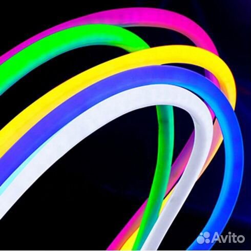 Неон круглый гибкий SMD 2835/120LED 220V MAX8 W/м