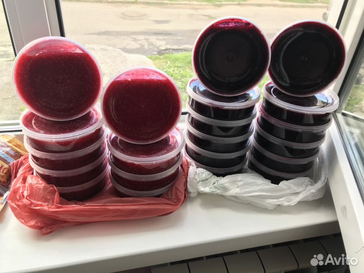 Ягода протертая, варенье урожай 2023