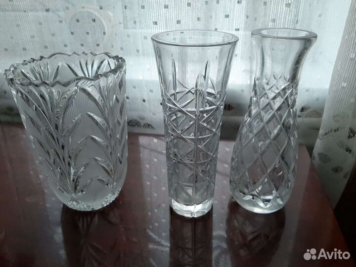 Хрустальная ваза