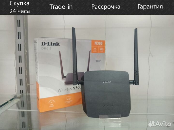 Wi-Fi роутер D-Link DIR-615/Z1A N300